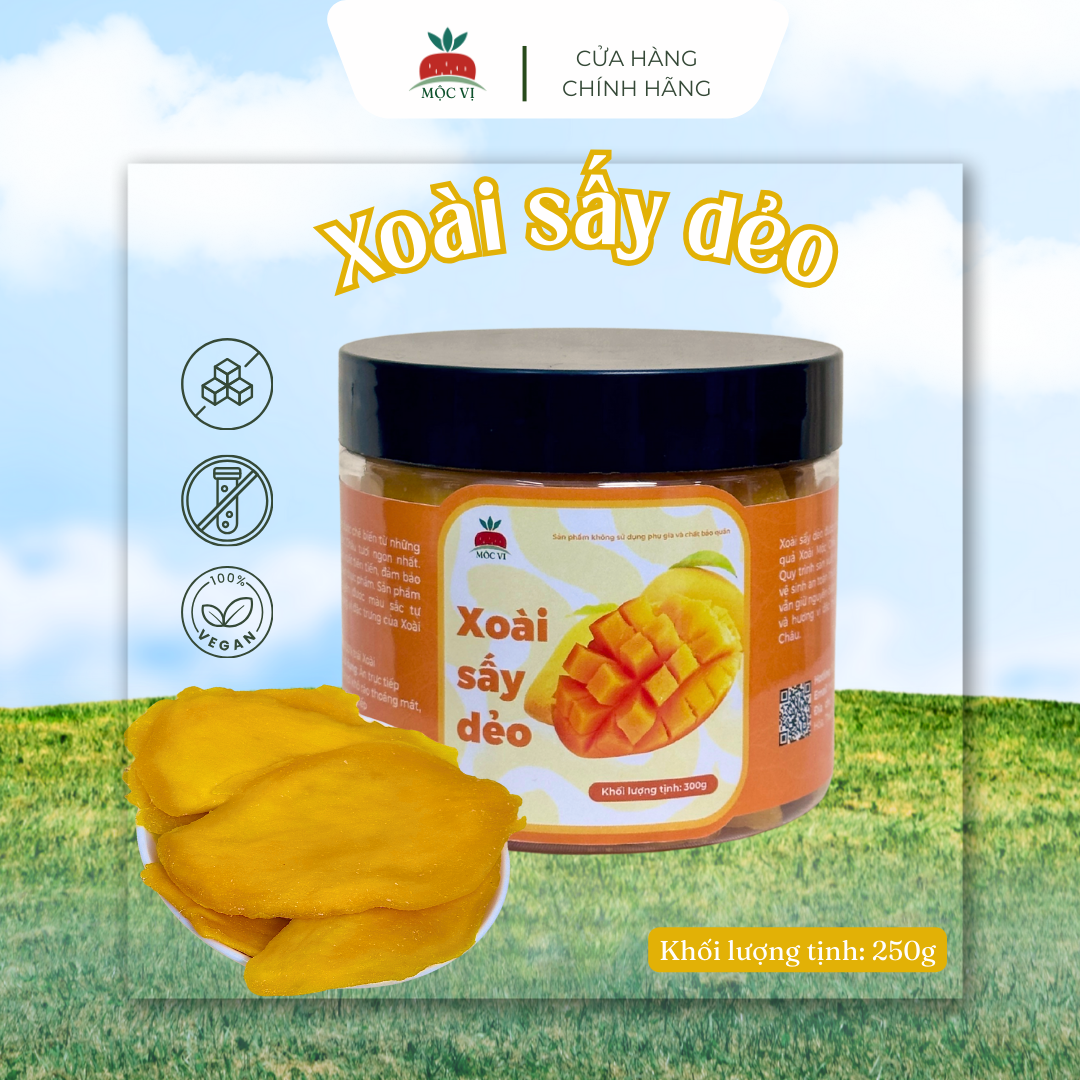 Hộp xoài sấy dẻo 250g
