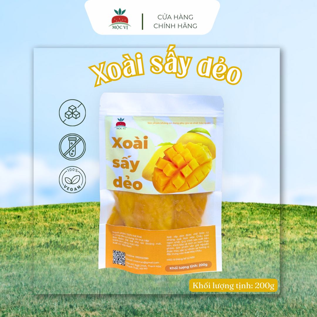 Túi xoài sấy dẻo 200g